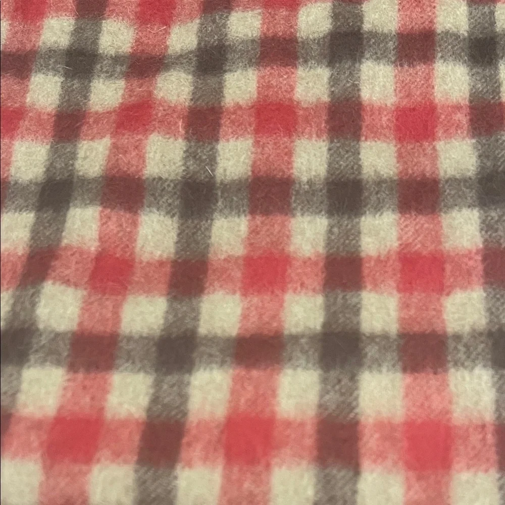 BEGG & Co. Plaid Red and Brown Men's Scarf